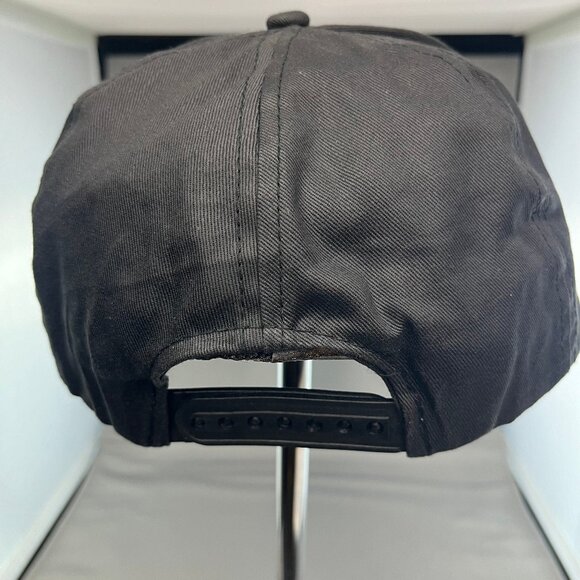 Vintage Guess Baseball Hat Cap Spellout Adjustable One Size Snapback Black Y2K - Picture 7 of 9